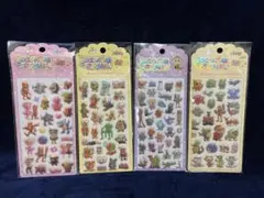 トゥントゥントゥンサフール 立体シール 夜光 4枚セット