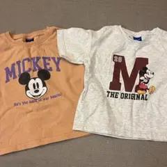 Disney ミッキーマウス Tシャツ 2枚セット