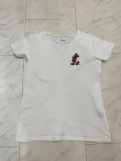 ぷっくりミニーマウス刺繍TシャツMサイズのサムネイル