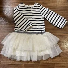 PETIT BATEAU ストライプワンピース 81-86cm