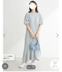 スエットワンピース ロングワンピース