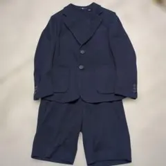 【UNIQLO　ユニクロ】ネイビー　スーツ　セットアップ　130　卒園式　入学式