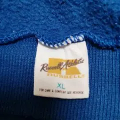 よこ70s金タグRussellフードダブルフェイスパーカー鬼フェードナス紺 70s金タグRussell フードダブルフェイスパーカー鬼フェードナス紺