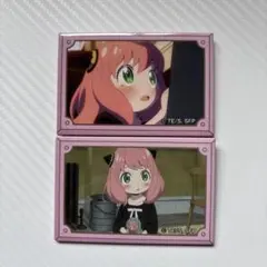 SPY×FAMILY スパイファミリー　アーニャ　スクエア缶バッジ　セット