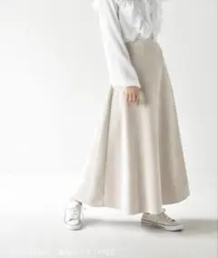 レトロガール ロングスカート フレアスカートのサムネイル