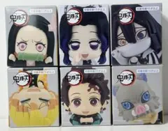 鬼滅の刃 ちょこっとひっかけフィギュアぷち 6体セット