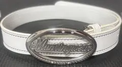 Munsingwear ホワイト ベルト 16F AL0678