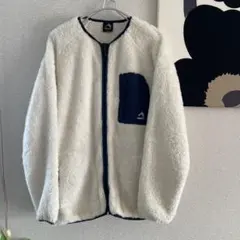 M*Q様 Field Core フリースボア　ノーカラージャケット　Lサイズ