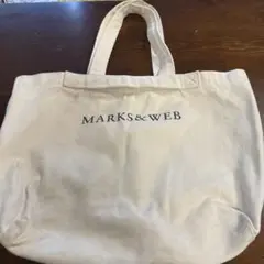MARKS&WEB トートバッグ キャンバス地 ホワイトのサムネイル