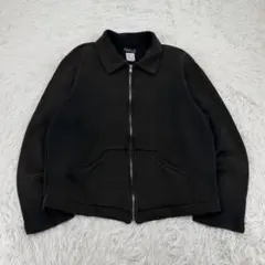 【日本製】agnes b. homme フェード スウェットブルゾン 短丈 2 agnes b.homme フェード スウェットブルゾン ジップアップ 黒 2 - メルカリ