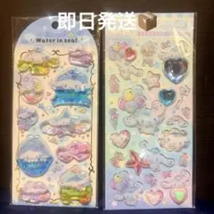 正規品 シナモロール ウォーターインシール　キラキララインストーンシールセット