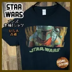 映画 キャラクター スターウォーズ S ブラック メンズ 古着 半袖 Tシャツ