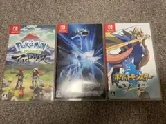 ポケットモンスター ゲーム3本セット
