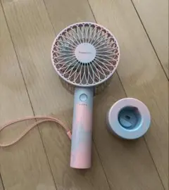 Francfarnc ハンディファン　マーブル　ピンク＆ブルーのサムネイル