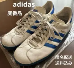【adidas】ガゼルスニーカー【アディダス】GAZELLE【ホワイト×ブルー】のサムネイル