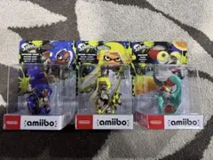 新品未開封 amiibo スプラトゥーン トリプルセット アミーボ フィギュア