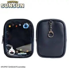 スンスン　PUPPET SUNSUN ぬいぐるみポーチ　ネイビー　ポーチ