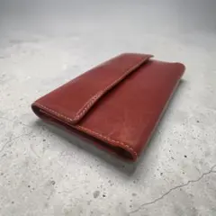 COACH レザー長財布 赤 型押し シグネチャー 本革 正規品