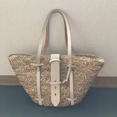 美品 テハマナ Leather Mesh Tote S - メルカリ