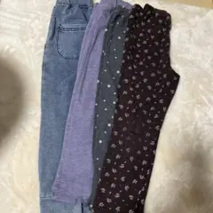 【最終値下げ】レギンス100㎝4本セット