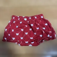 Cottoli ベビーブルマ ハート柄 レッド