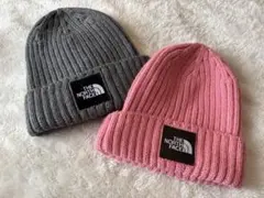 美品ノースフェイス キッズ ニット帽 カプッチョリッド