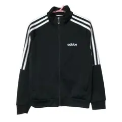 adidas ジャージジャケット 黒 3本ライン J150