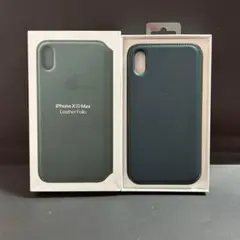 apple 純正ケース　iPhone Xs Max レザーフォリオ