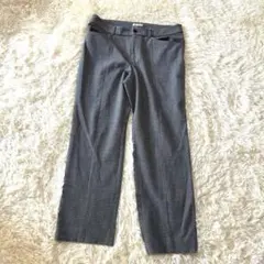 【スタイルミー】グレー チェック柄 パンツ　スラックス　Lサイズのサムネイル