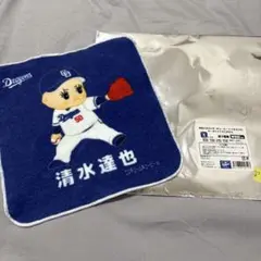 中日ドラゴンズ シークレットミニタオル　清水達也