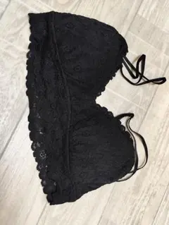 AMERICAN EAGLE aerie 黒 レースブラトップ Mのサムネイル