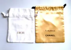 CHANEL　DlOR 巾着袋　ポーチのサムネイル