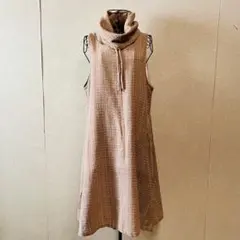 うさとの服 usaato 名人織 ヘンプ100 ワンピース size4 うさとの服 usaato 名人織 ヘンプ100 ワンピース size4 - メルカリ