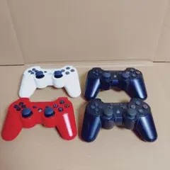 PS3 ワイヤレスコントローラー 4個セット(ジャンク品)