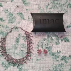 imac フリンジデザイン ネックレス イヤリングセット