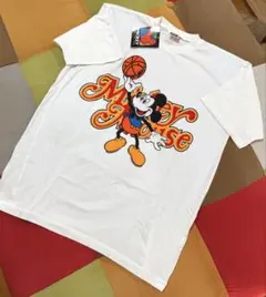 90s Vintage 希少ミッキープリント Tシャツ M-Lサイズ