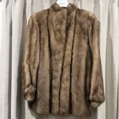 ● 5000円以上送料無料 SAFURON サフロン 毛皮 ミンク ショートコート レディース ダークブラウン 【V-6142】 ● 2025年最新Yahoo!オークション -サフロン(ファッション)の中古品