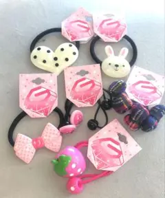 【平成レトロ】ヘアゴム　ヘアアクセサリー　平成女児　deadstock　y2k