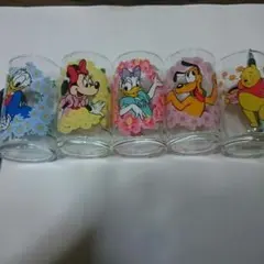 ★　ディズニー グラス ４+１こ