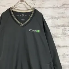 NIKE ゴルフ 刺繍 黒 プルオーバー ブラック GOLF KCRA3 ナイキ