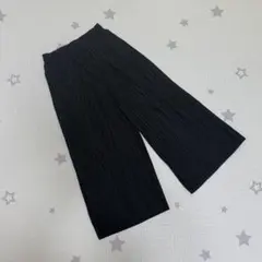美品　150 プリーツパンツ　AEON 黒