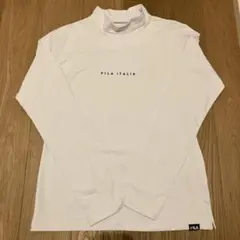 フィラ FILA ホワイトモックネックシャツ 長袖シャツ レディース