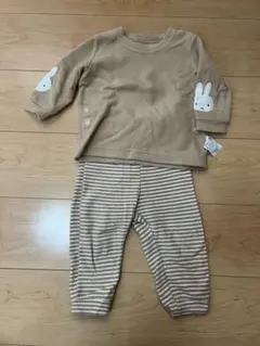 ミッフィー ユニクロフリースパジャマ 80