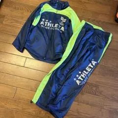 140 ATHLETA ジャージ ネイビー/ライム