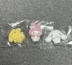 サンリオ ガチャ ふわふわフロッキードール ポムポムプリン マイメロ シナモン