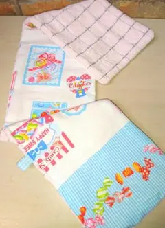 専用★超特価❤みかん❤実用◎首かけタオル＊フェイスタオル❤キャンディポップ①