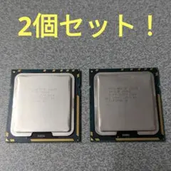 【動作OK】intel xeon E5620(2個セット)