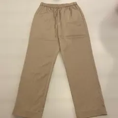サテン　テーパードパンツ