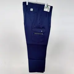 未使用✨【XL】ネイビー ワークパンツ サイズ95 ジッパーポケット付き