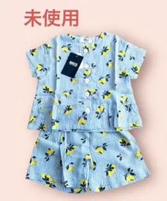 タグ付き未使用　新品　BREEZE ブリーズ　レモン　ストライプ　ブルーパジャマのサムネイル